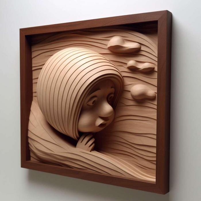 نموذج ثلاثي الأبعاد لآلة CNC 3D Art 